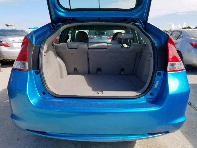 JHMZE2H50AS013825 - 2010 HONDA INSIGHT LX BLUE photo 9