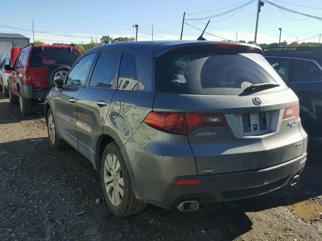 5J8TB1H27AA008628 - 2010 ACURA RDX GRAY photo 3