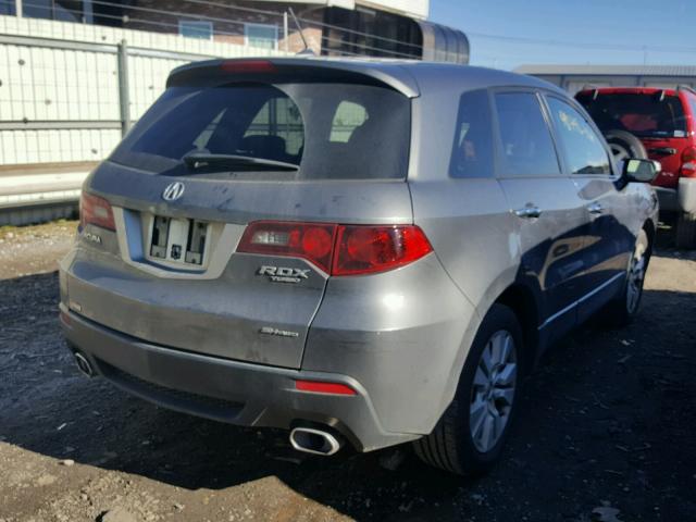 5J8TB1H27AA008628 - 2010 ACURA RDX GRAY photo 4