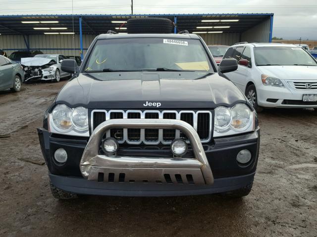 1J4GR48K76C313131 - 2006 JEEP GRAND CHER BLACK photo 9