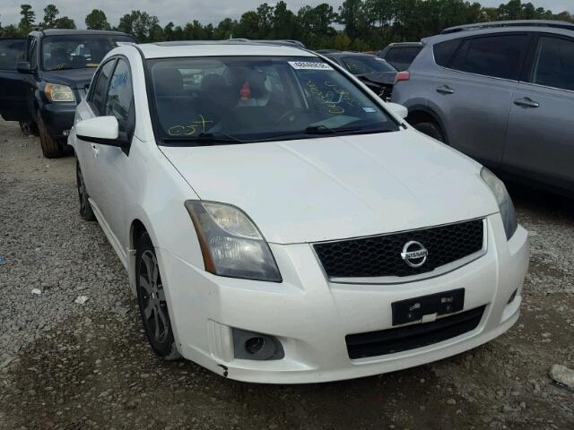 3N1AB6AP2CL766836 - 2012 NISSAN SENTRA 2.0 WHITE photo 1