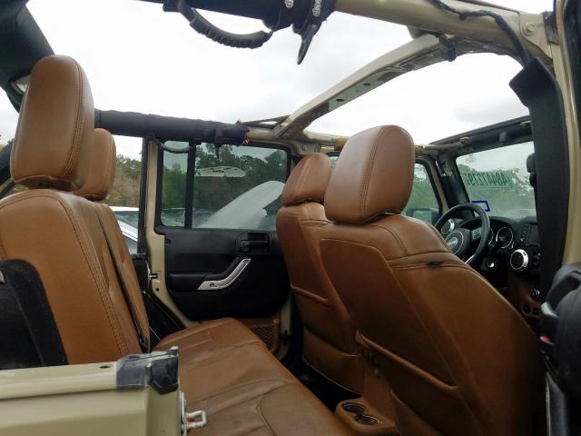 1C4HJWEG3JL896528 - 2018 JEEP WRANGLER U BROWN photo 6