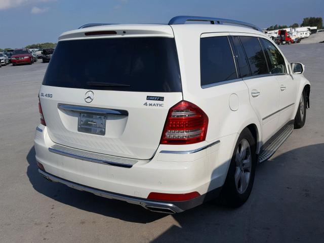 4JGBF7BB8AA531517 - 2010 MERCEDES-BENZ GL 450 4MA WHITE photo 4