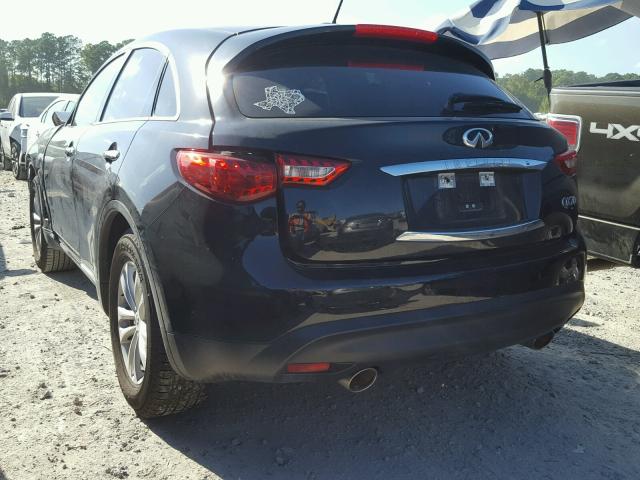 JN8CS1MU9GM671300 - 2016 INFINITI QX70 BLACK photo 3