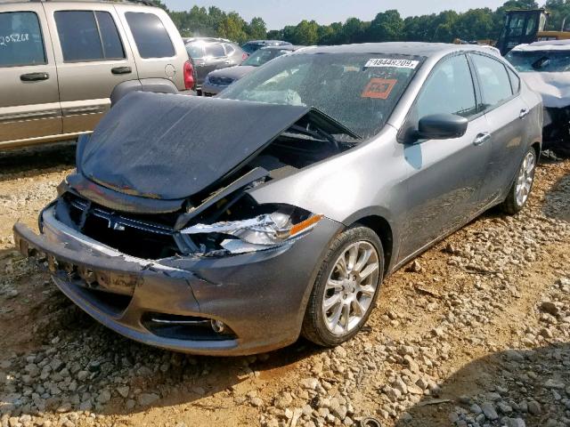 1C3CDFCA8DD714504 - 2013 DODGE DART LIMIT GRAY photo 2