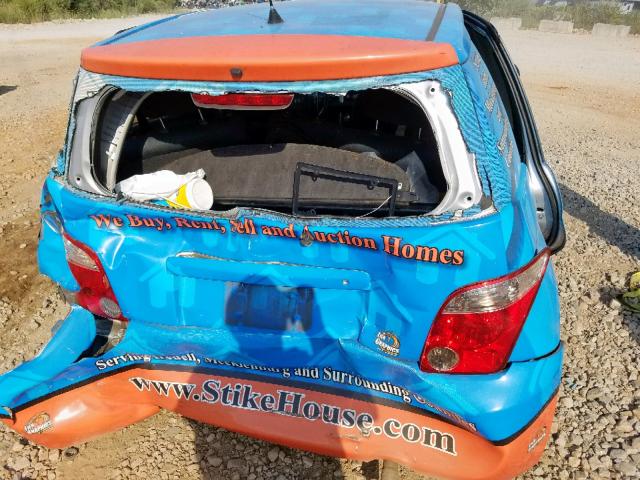 JTKKT624X65015743 - 2006 TOYOTA SCION XA ORANGE photo 9