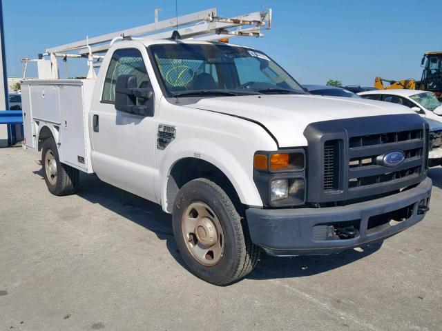 1FDWF30578EC54773 - 2008 FORD F350 SRW S WHITE photo 1