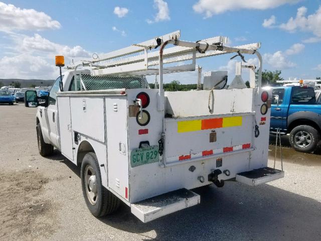 1FDWF30518EC54803 - 2008 FORD F350 SRW S WHITE photo 3