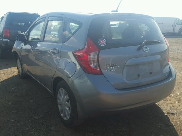 3N1CE2CPXEL435012 - 2014 NISSAN VERSA NOTE GRAY photo 3