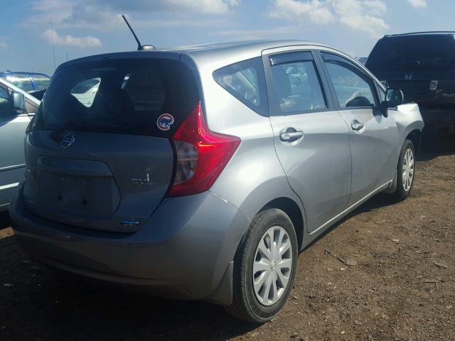 3N1CE2CPXEL435012 - 2014 NISSAN VERSA NOTE GRAY photo 4