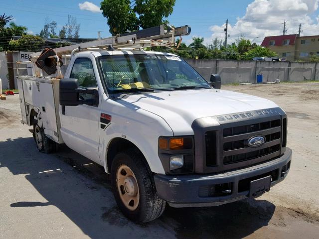 1FDWF305X8EC54721 - 2008 FORD F350 SRW S WHITE photo 1