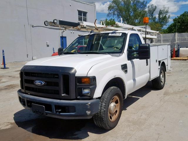 1FDWF305X8EC54721 - 2008 FORD F350 SRW S WHITE photo 2