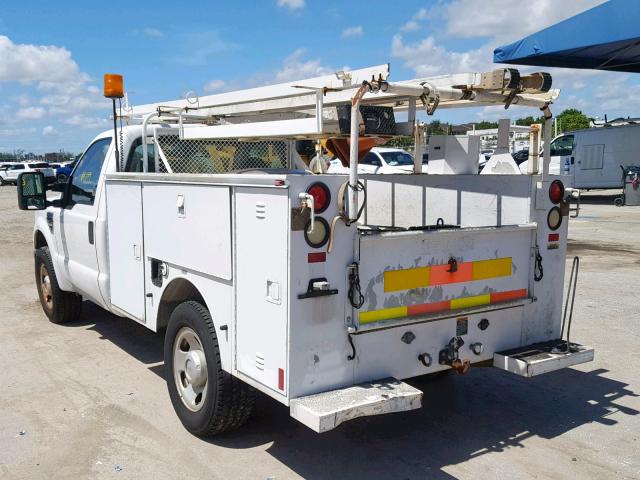 1FDWF305X8EC54721 - 2008 FORD F350 SRW S WHITE photo 3