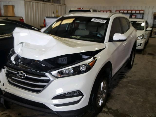 KM8J3CA40HU526692 - 2017 HYUNDAI TUCSON LIM WHITE photo 2