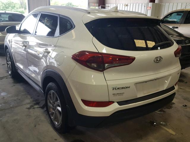 KM8J3CA40HU526692 - 2017 HYUNDAI TUCSON LIM WHITE photo 3