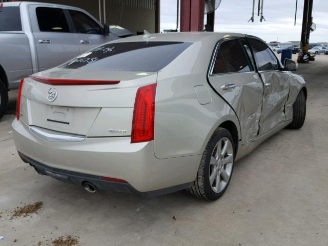 1G6AA5RX4D0177724 - 2013 CADILLAC ATS BEIGE photo 4