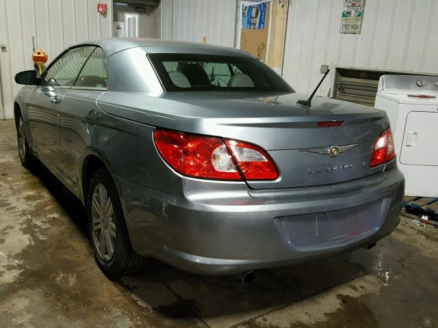 1C3LC65M28N637879 - 2008 CHRYSLER SEBRING LI GRAY photo 3