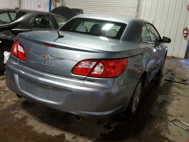 1C3LC65M28N637879 - 2008 CHRYSLER SEBRING LI GRAY photo 4