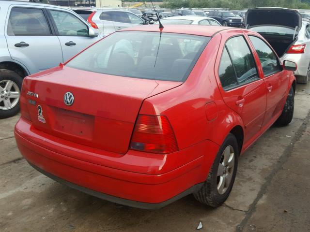 3VWSK69M33M028952 - 2003 VOLKSWAGEN JETTA GLS RED photo 4