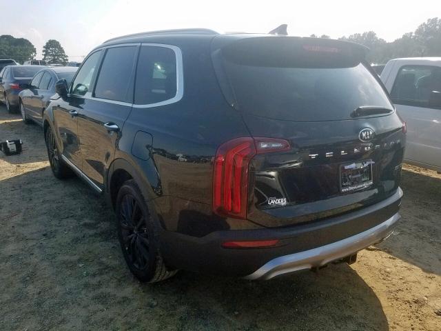 5XYP54HC7LG032206 - 2020 KIA TELLURIDE BLACK photo 3