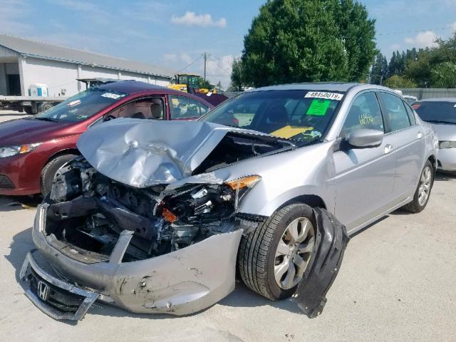 1HGCP26838A132307 - 2008 HONDA ACCORD EXL SILVER photo 2