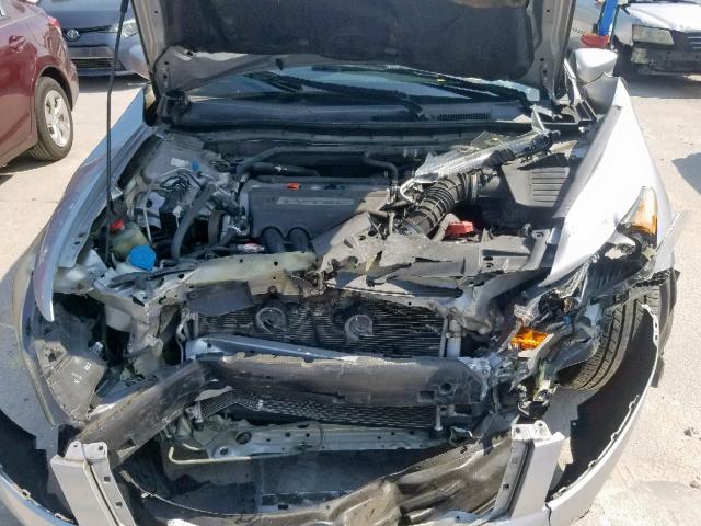 1HGCP26838A132307 - 2008 HONDA ACCORD EXL SILVER photo 7