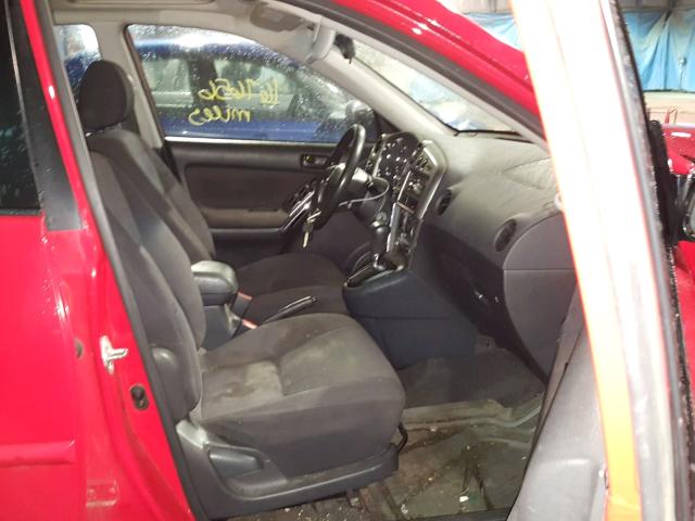 5Y2SL628X3Z445917 - 2003 PONTIAC VIBE RED photo 5