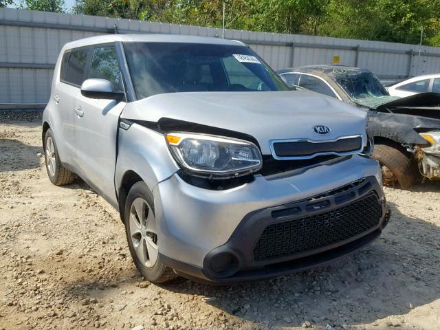 KNDJN2A29F7787242 - 2015 KIA SOUL SILVER photo 1