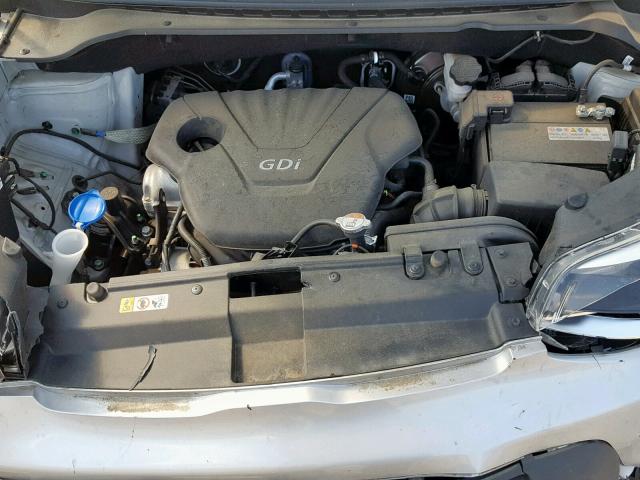 KNDJN2A29F7787242 - 2015 KIA SOUL SILVER photo 7