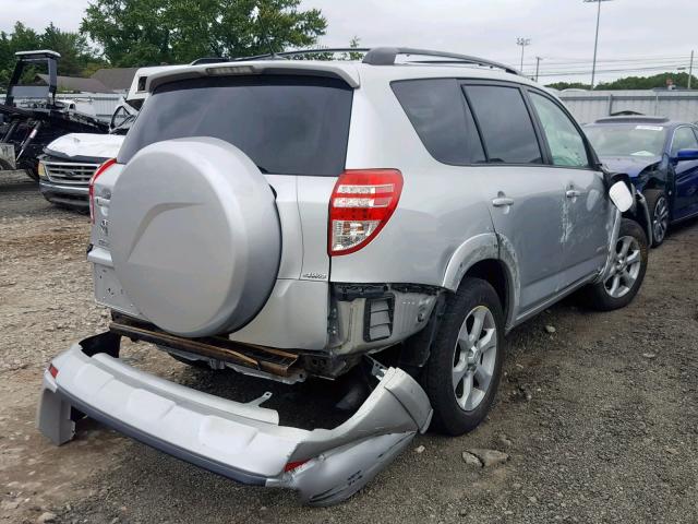 2T3DF4DV9BW132492 - 2011 TOYOTA RAV4 LIMIT SILVER photo 4