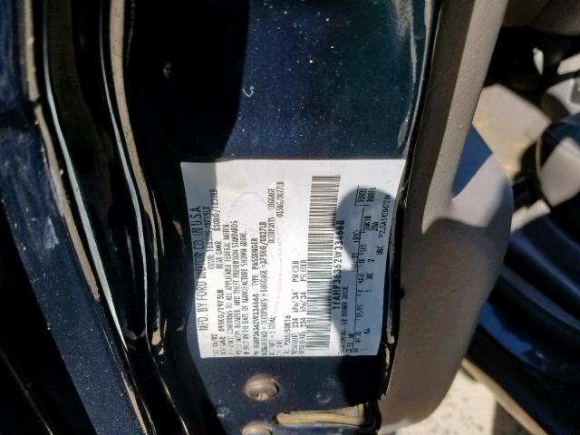 1FAHP36362W334668 - 2002 FORD FOCUS SE WHITE photo 10