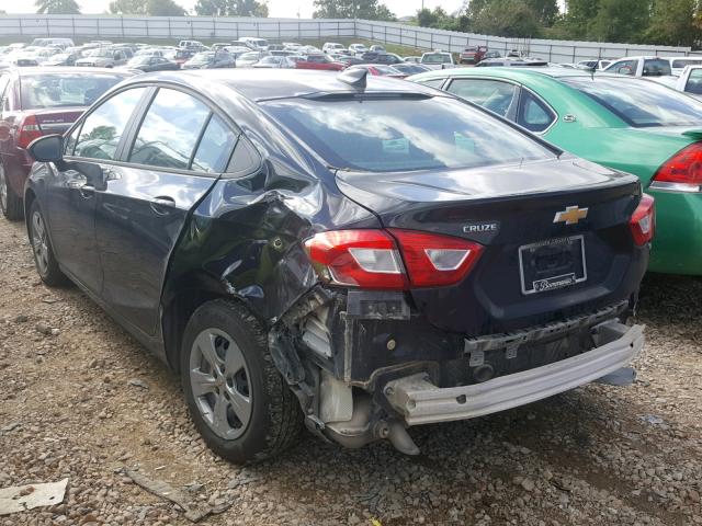 1G1BC5SM1J7129623 - 2018 CHEVROLET CRUZE LS BLACK photo 3