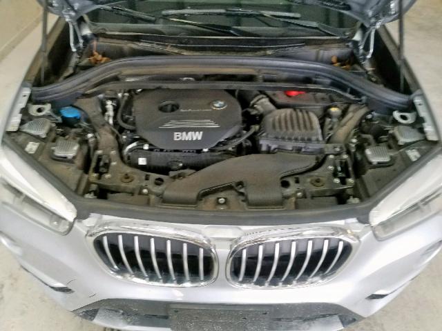 WBXHT3Z38H4A53550 - 2017 BMW X1 XDRIVE2 SILVER photo 7