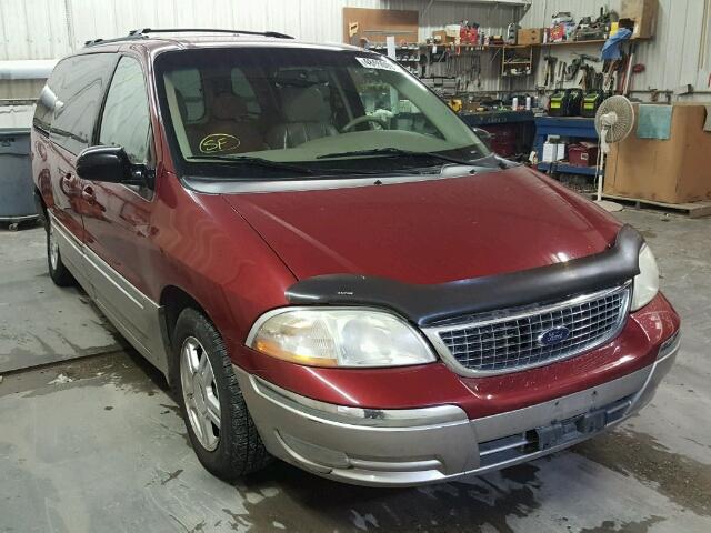 2FMZA53482BA14256 - 2002 FORD WINDSTAR S MAROON photo 1