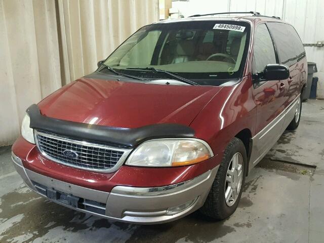 2FMZA53482BA14256 - 2002 FORD WINDSTAR S MAROON photo 2