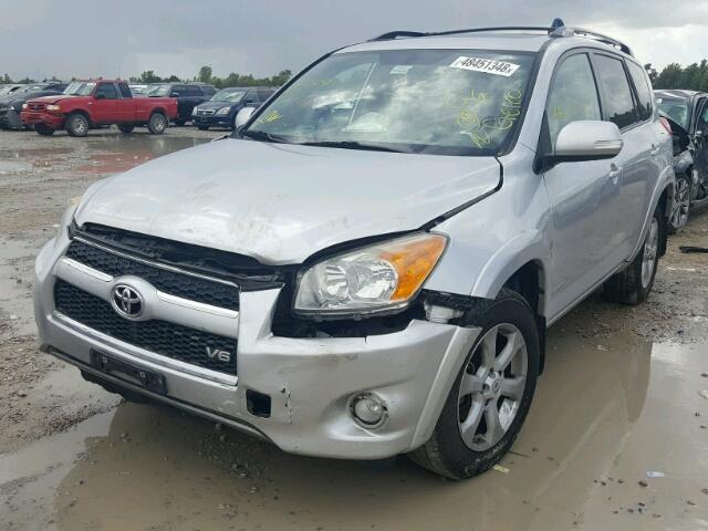 2T3DK4DV8BW053049 - 2011 TOYOTA RAV4 LIMIT SILVER photo 2