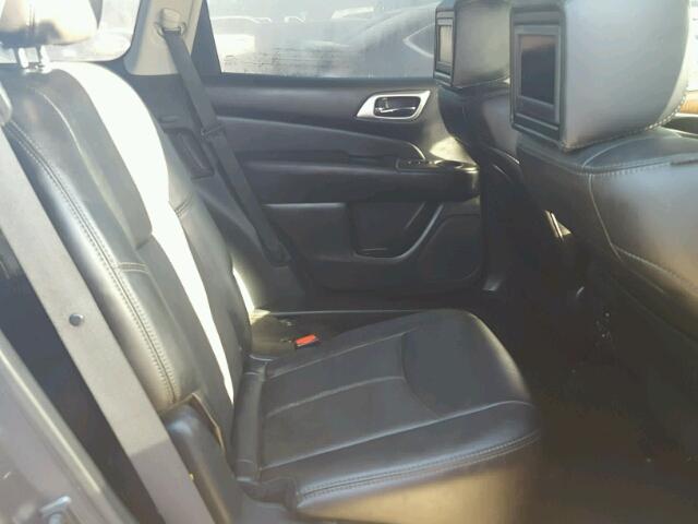 5N1AR2MN1EC649738 - 2014 NISSAN PATHFINDER GRAY photo 6