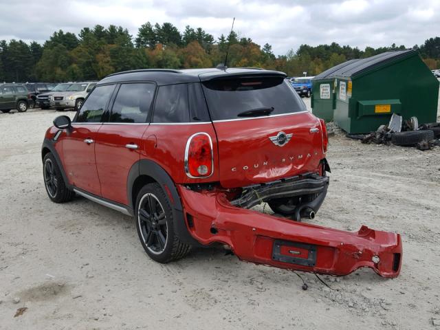 WMWZC5C53GWU04899 - 2016 MINI COOPER S C RED photo 3