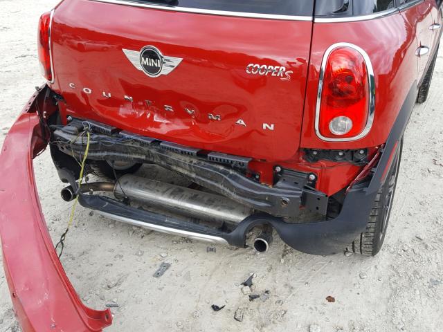 WMWZC5C53GWU04899 - 2016 MINI COOPER S C RED photo 9