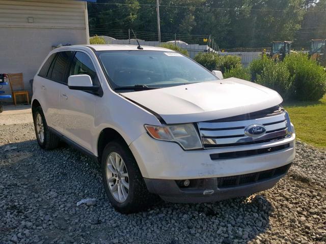 2FMDK38C79BA63826 - 2009 FORD EDGE SEL WHITE photo 1