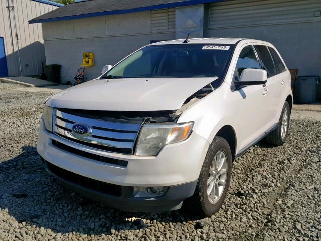 2FMDK38C79BA63826 - 2009 FORD EDGE SEL WHITE photo 2