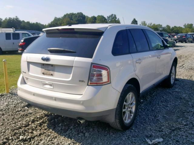 2FMDK38C79BA63826 - 2009 FORD EDGE SEL WHITE photo 4