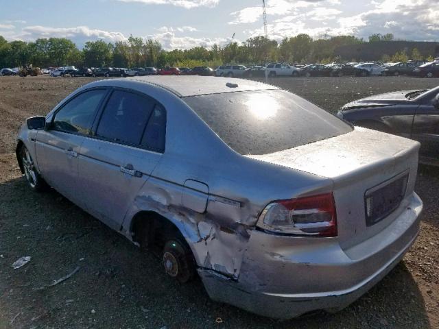 19UUA66226A034701 - 2006 ACURA 3.2TL SILVER photo 3