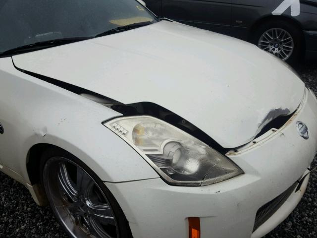 JN1AZ36A86M450754 - 2006 NISSAN 350Z ROADS WHITE photo 9