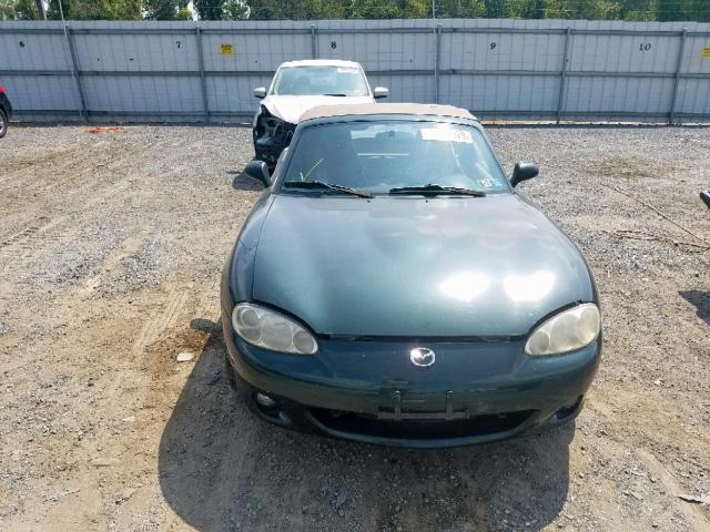 JM1NB353810216958 - 2001 MAZDA MX-5 MIATA GREEN photo 6