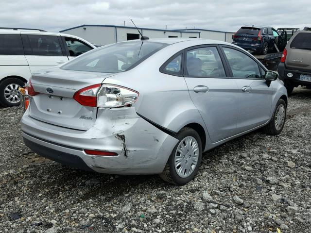 3FADP4AJ5EM190495 - 2014 FORD FIESTA S SILVER photo 4