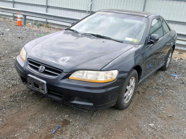 1HGCG32292A017158 - 2002 HONDA ACCORD SE BLACK photo 2