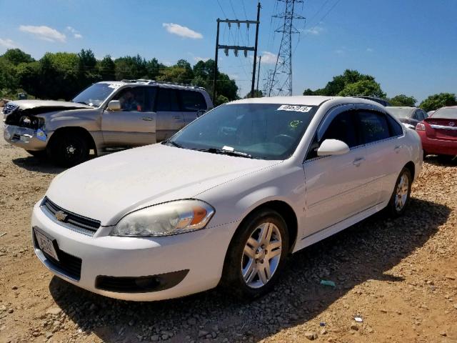 2G1WC57M891166218 - 2009 CHEVROLET IMPALA 2LT WHITE photo 2