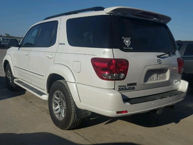 5TDZT38A37S293896 - 2007 TOYOTA SEQUOIA LI WHITE photo 3