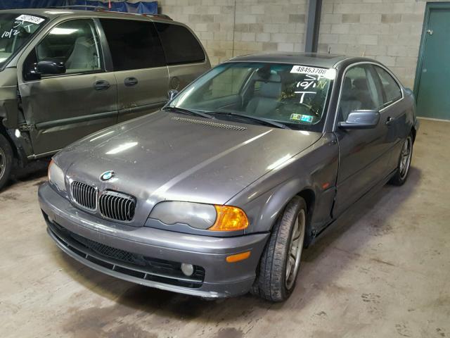 WBABM5349YJN93871 - 2000 BMW 328 CI GRAY photo 2